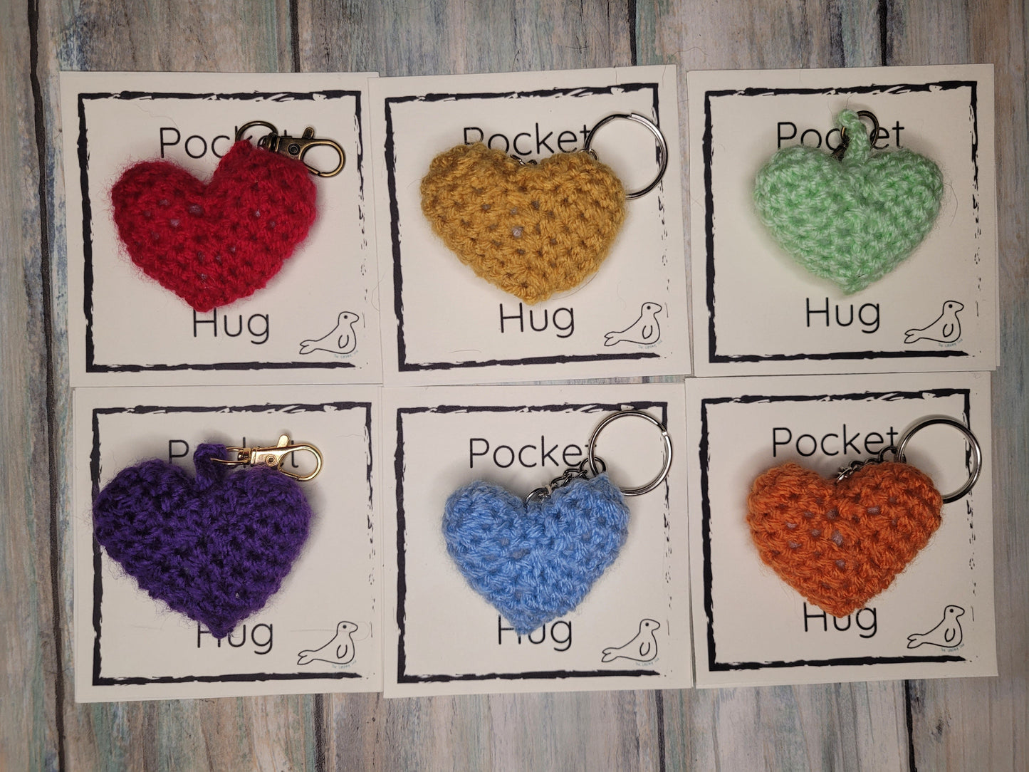 Pocket Hug Keyring (Orange)