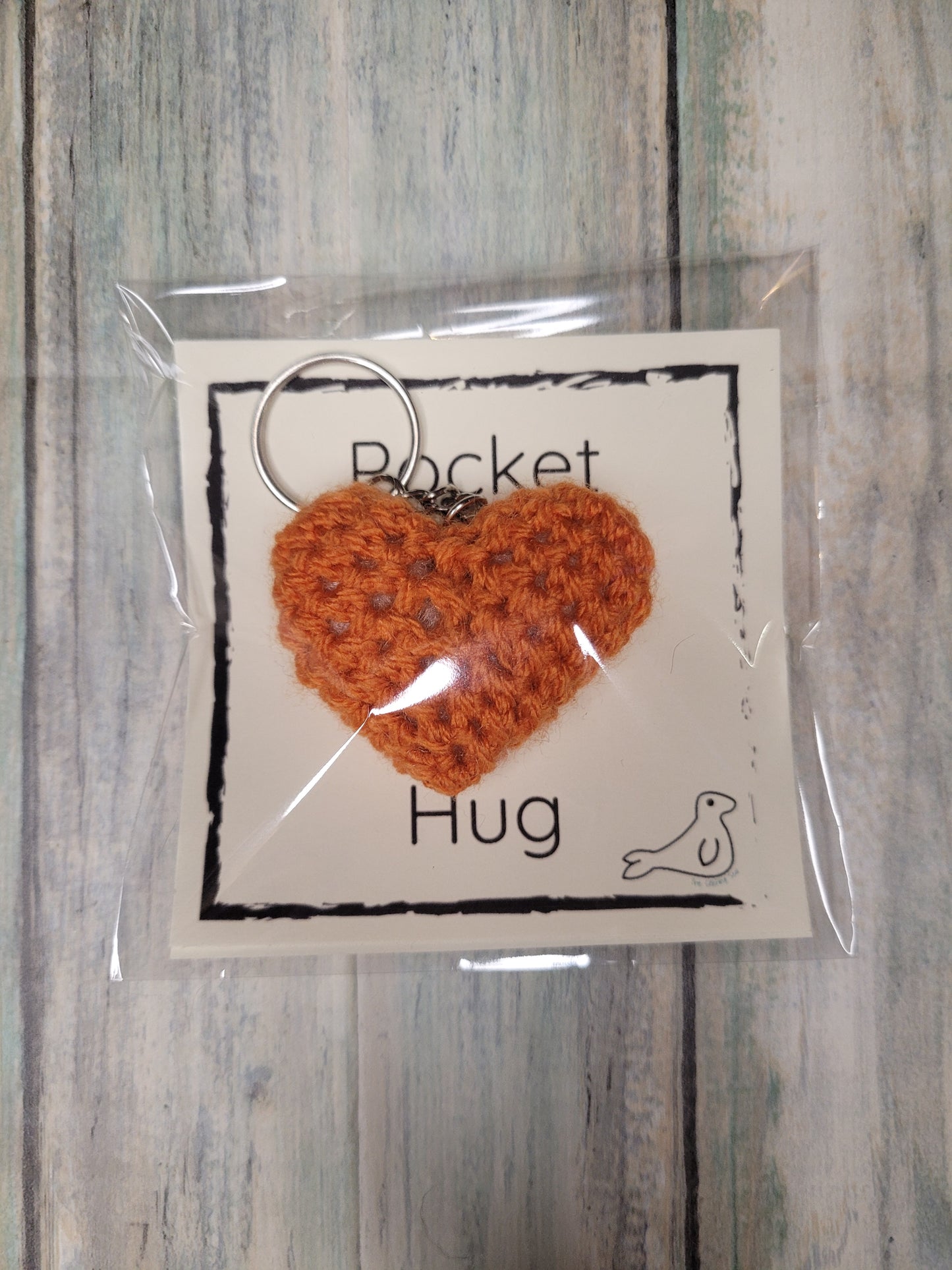 Pocket Hug Keyring (Orange)