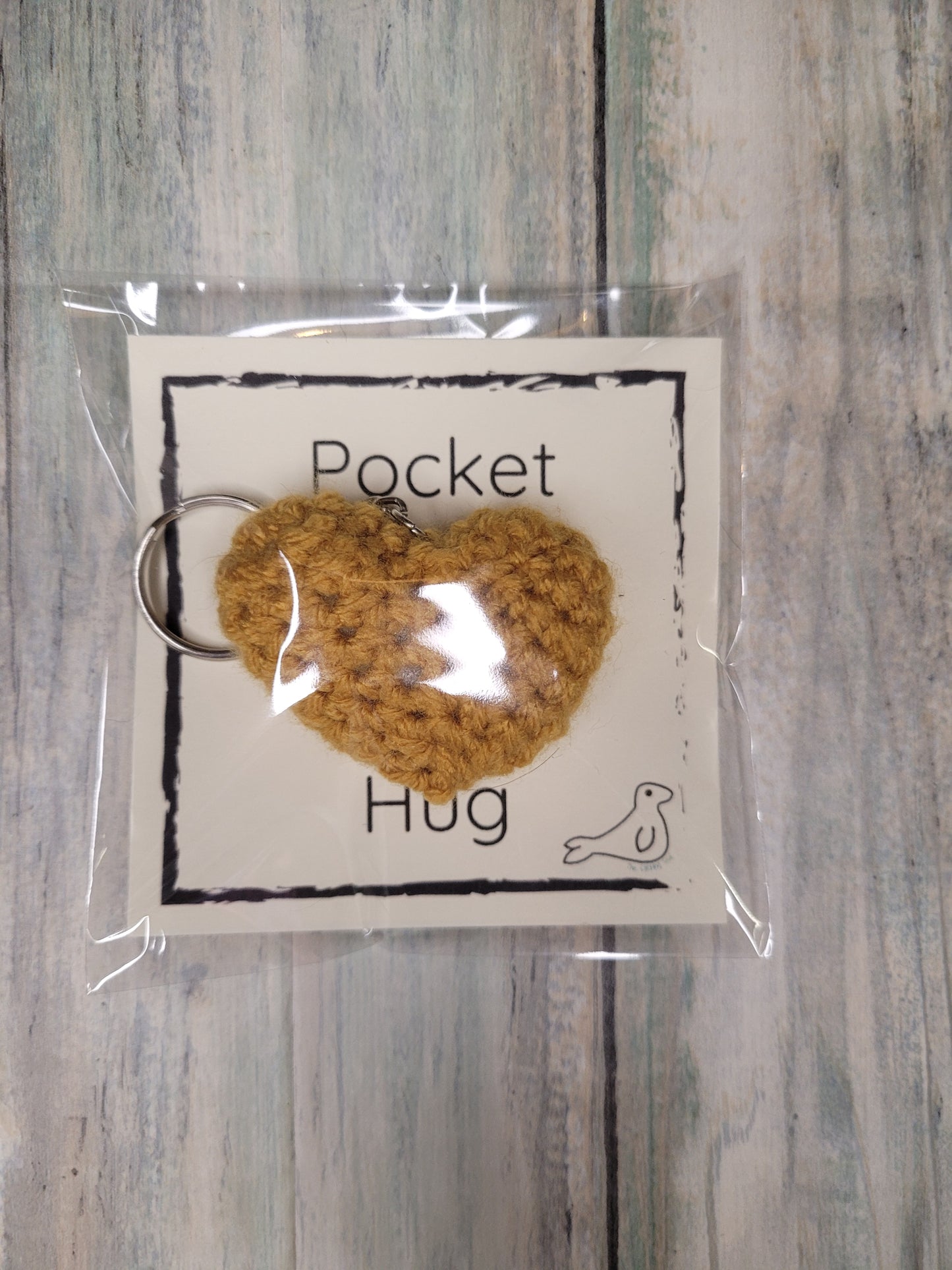 Pocket Hug Keyring (Yellow)