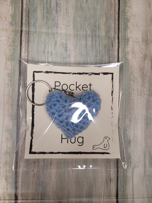 Pocket Hug Keyring (Blue)