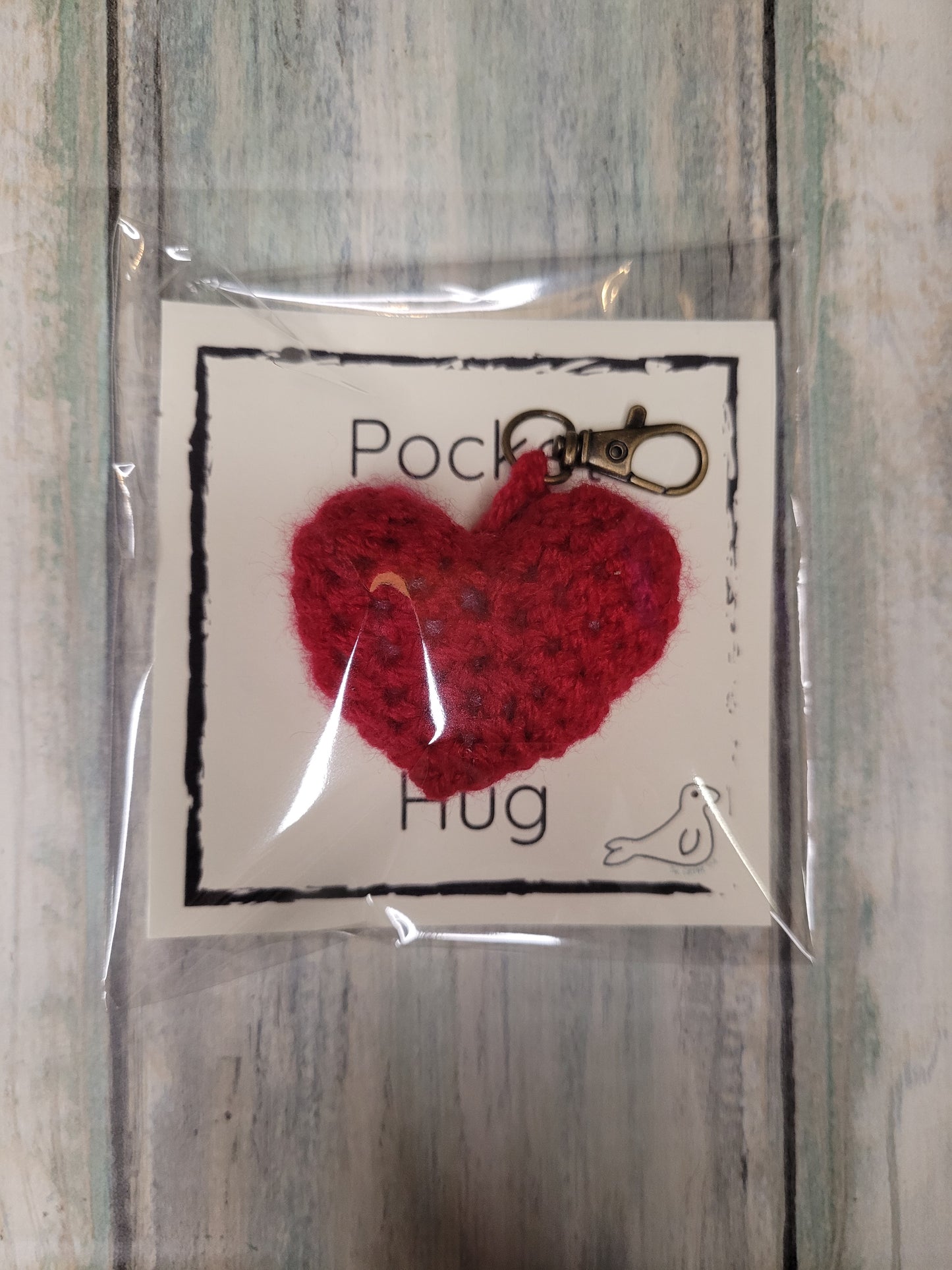 Pocket Hug Keyring (Red)