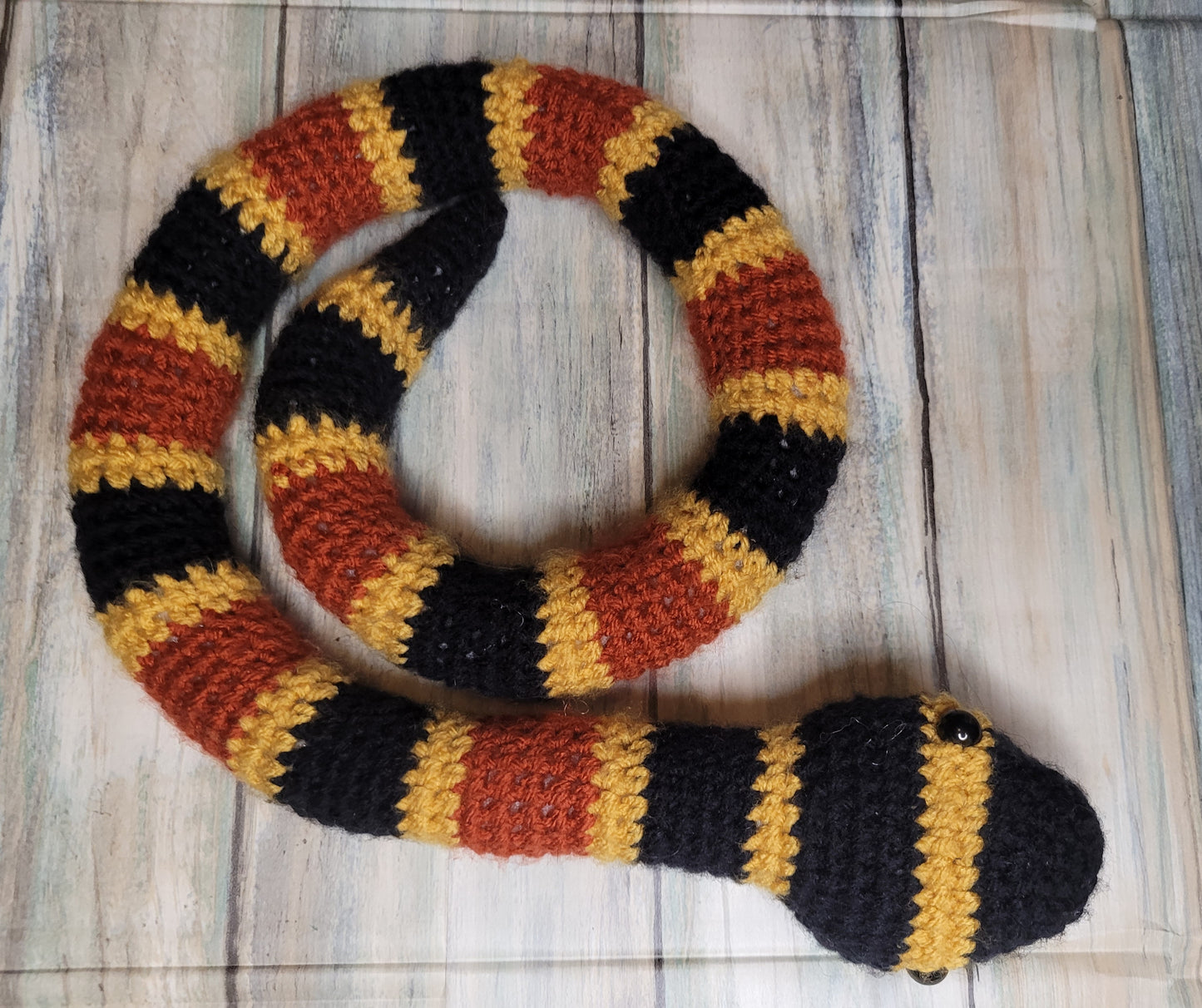 Crochet Coral Snake