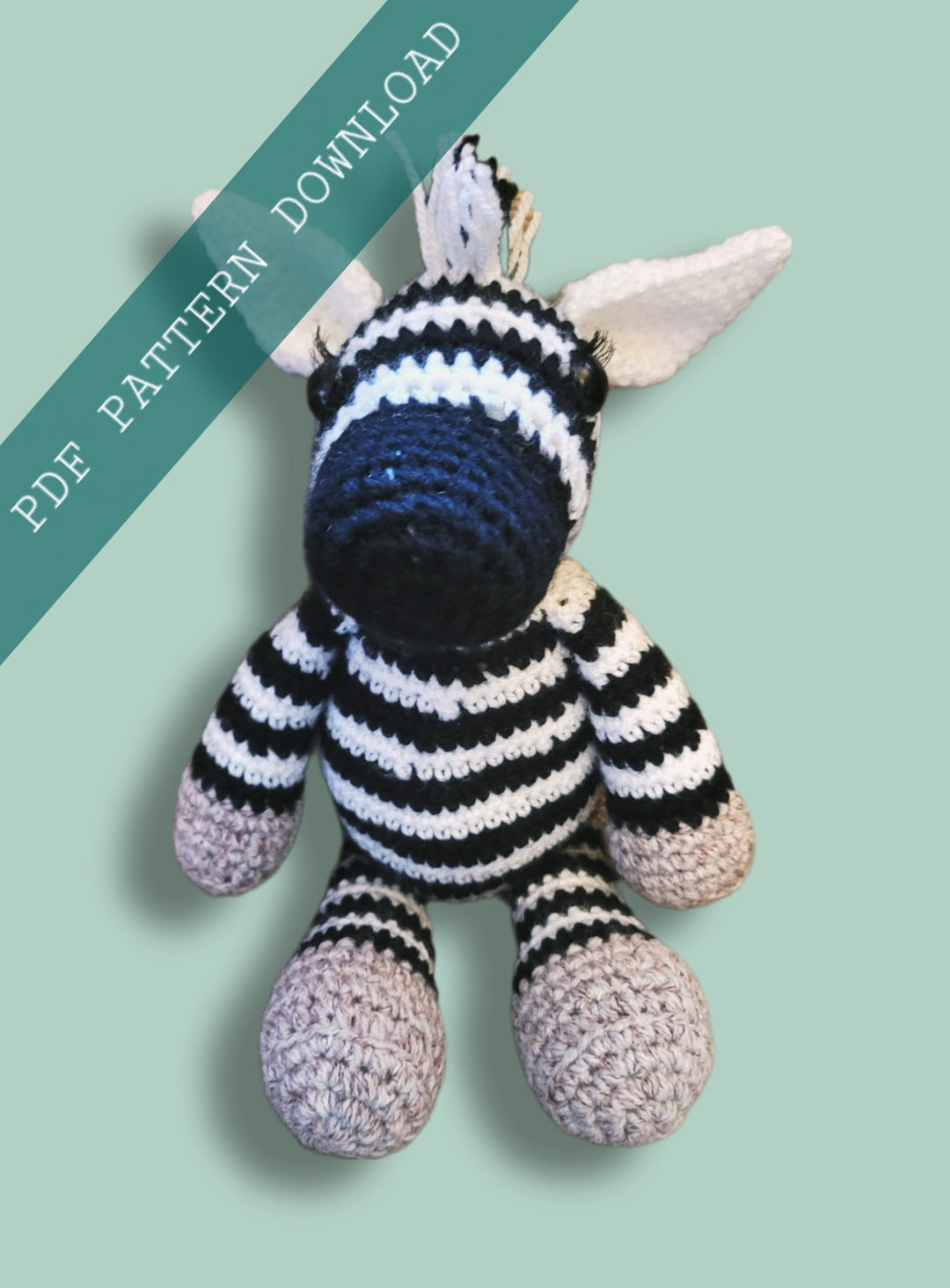 Zena the Zebra Crochet Pattern